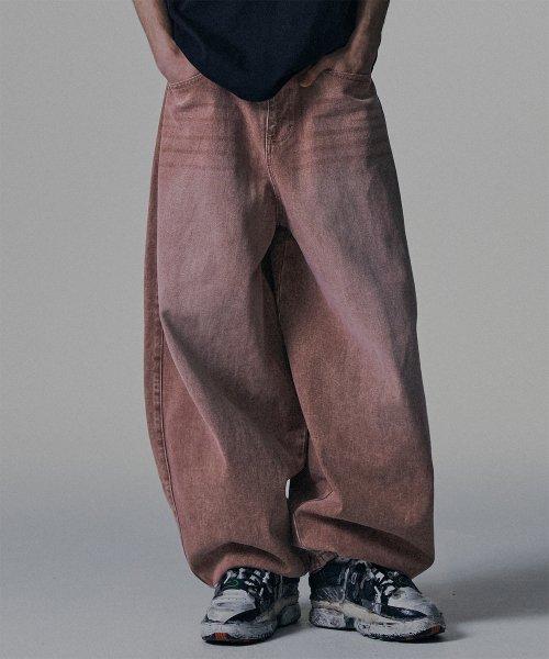 낫포너드(NOT4NERD)  Extra Wide Balloon Pants - Pink - 사이즈 & 후기 | 무신사