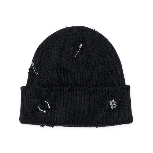 비비디 립트 피어싱 커스텀 비니 (블랙)