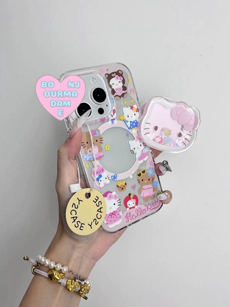 핑크비치 키티 아이폰케이스 맥세이프 케이스