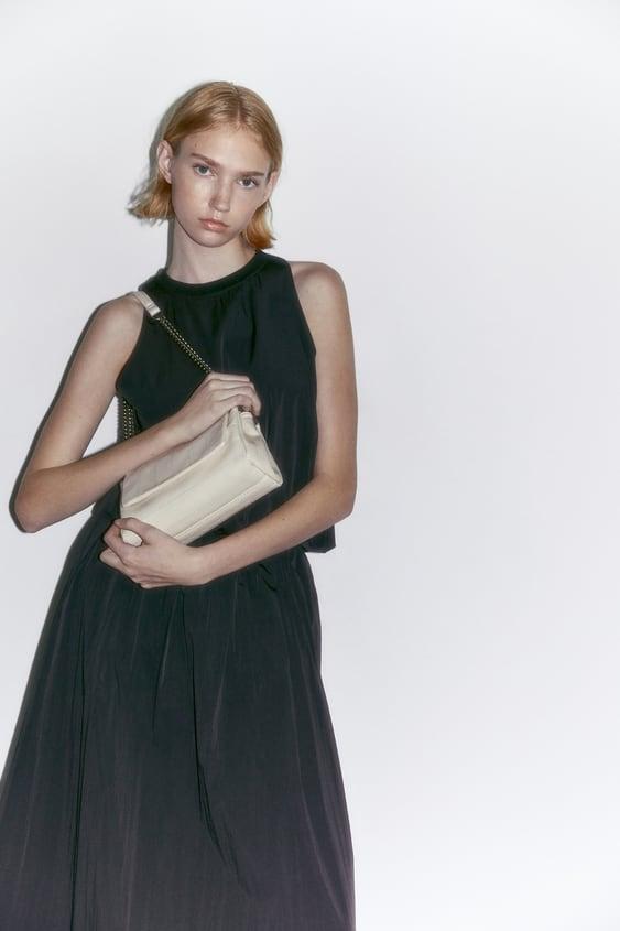 락 플랩 숄더백