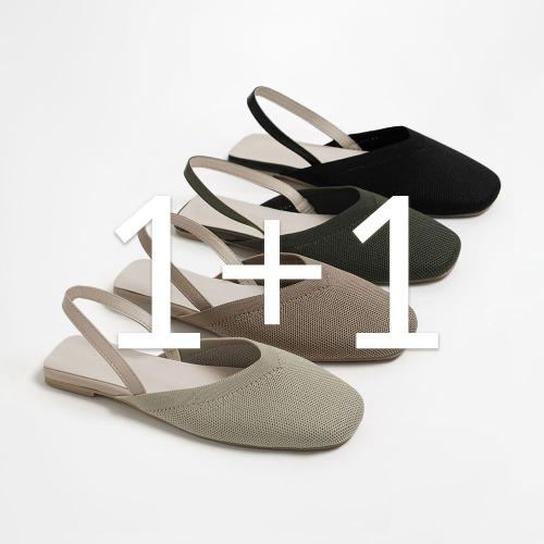 [1+1]베로니 플랫 슬링백