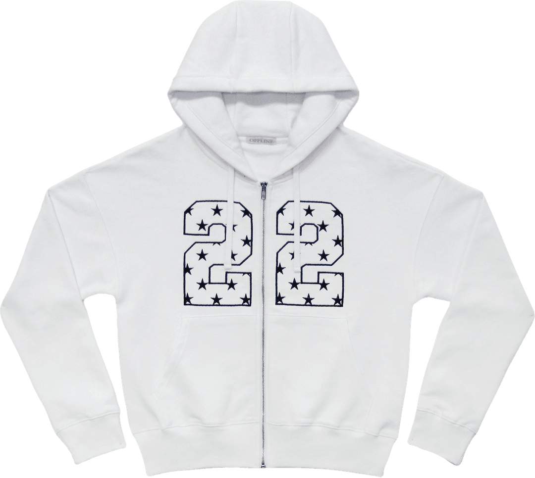 22 STAR ZIP-UP HOODIE