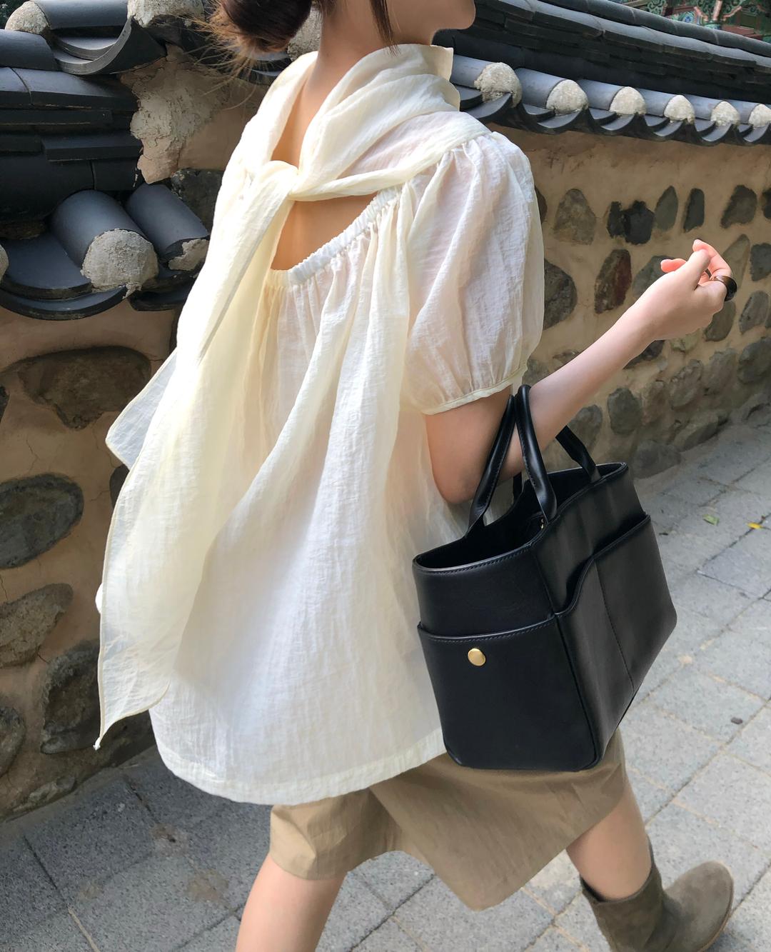 Tarte off-shoulder bl-2color