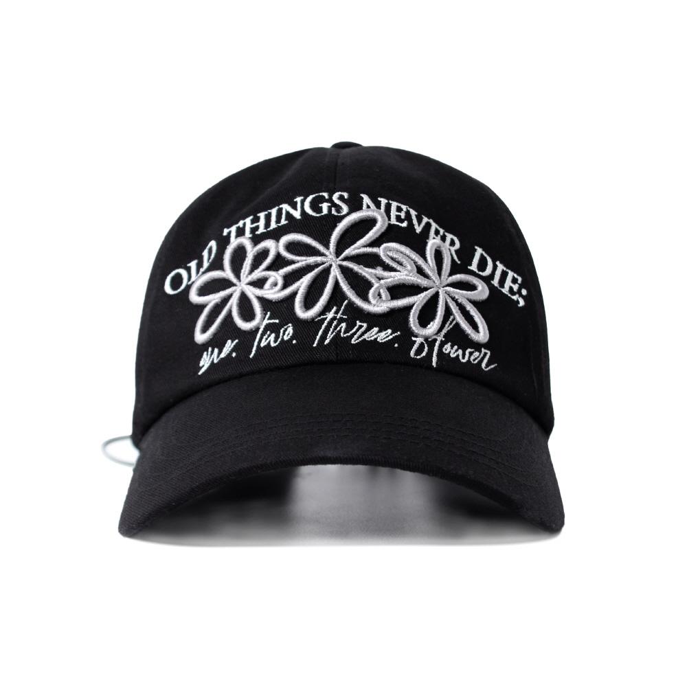[ONE, TWO, THREE, FLOWER] KNOT CAP - MONO