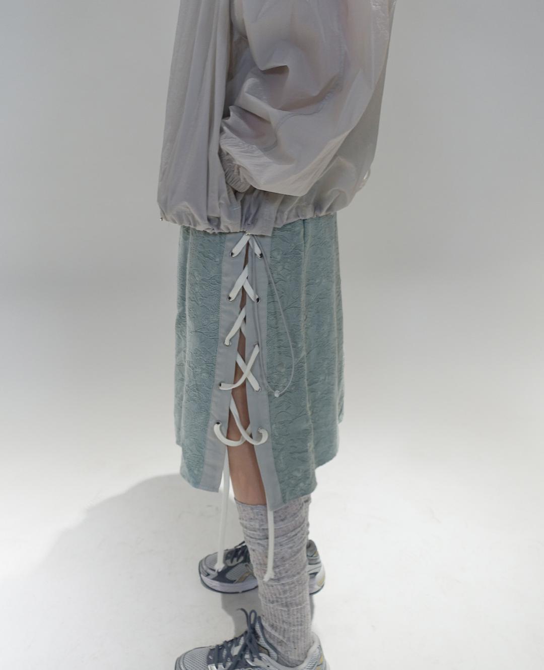 Jacquard Midi Skirt 자가드 미디 스커트(Mint)