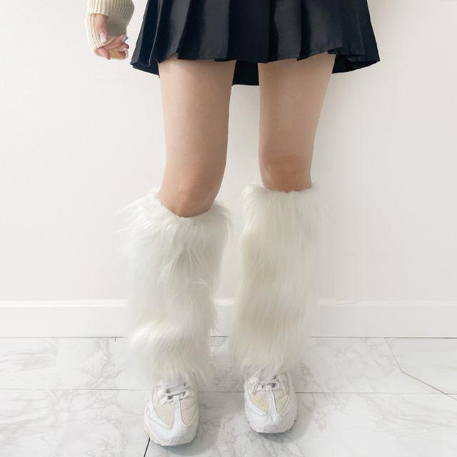 (당일출고)페이크 퍼 레그워머/발토시,겨울용품,다리토시,토삭스,어그장갑,발목토시,니삭스,양말,털니삭스,겨울발토시,겨울워머,니트,방한양말,따뜻한양말