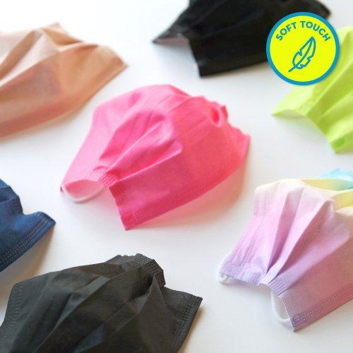 컬러 마스크 5개입 25매  리유저블 파우치 컬러 선택 가능