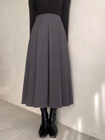 이런 상품 어때요? [L제작]하이웨스트 A라인 플리츠 롱 가을 겨울스커트