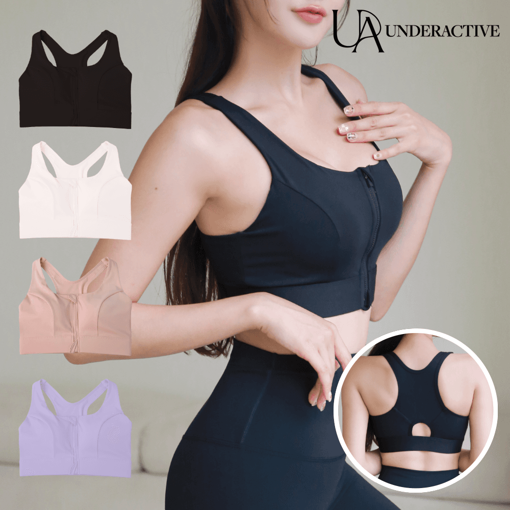 하이서포트 집업 스포츠브라