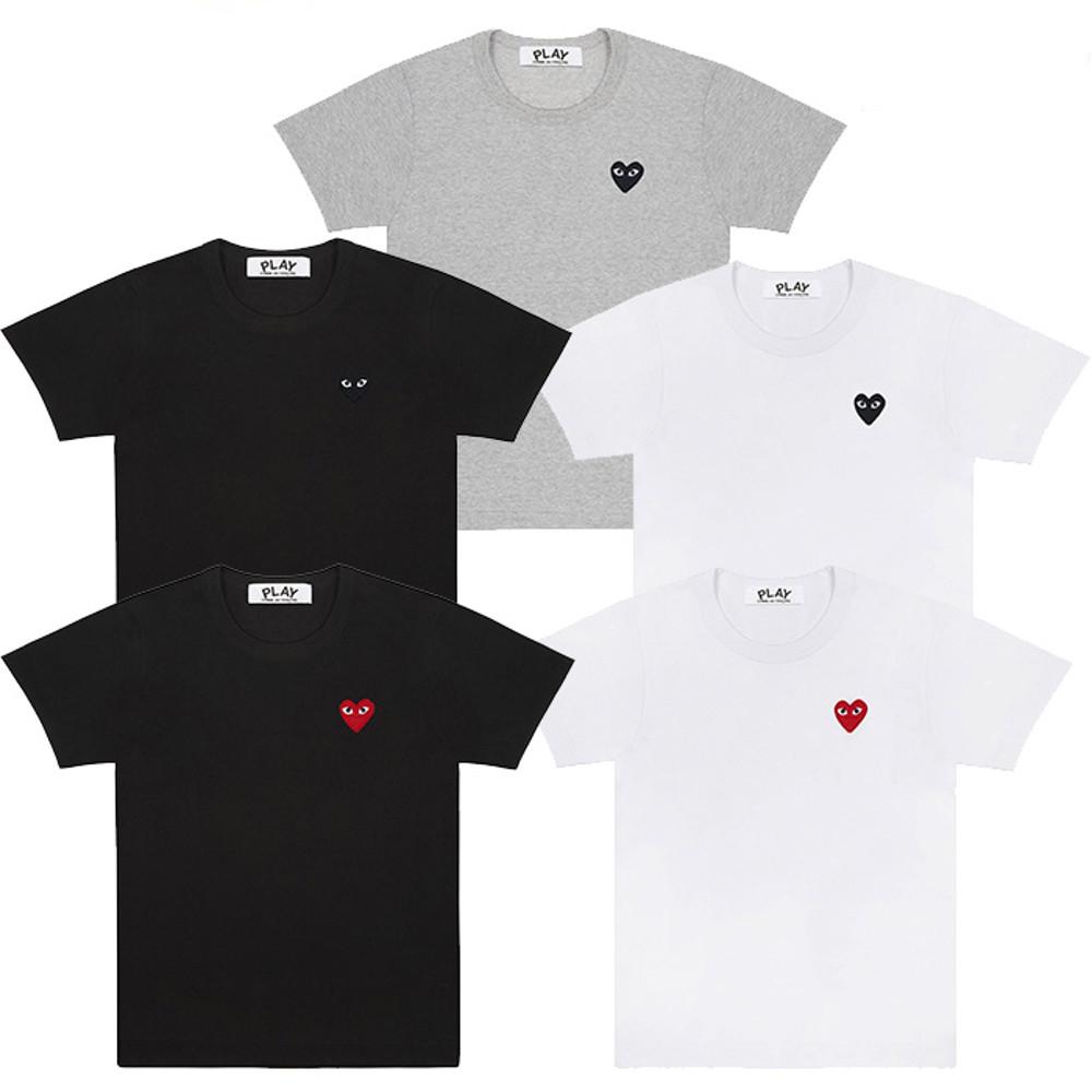 꼼데가르송 반팔티 기본와펜 남자 여자