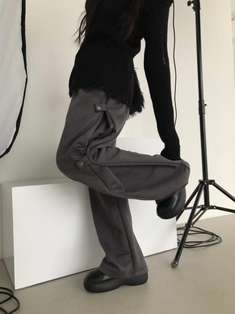 [히피디피] side snap pt (2color)