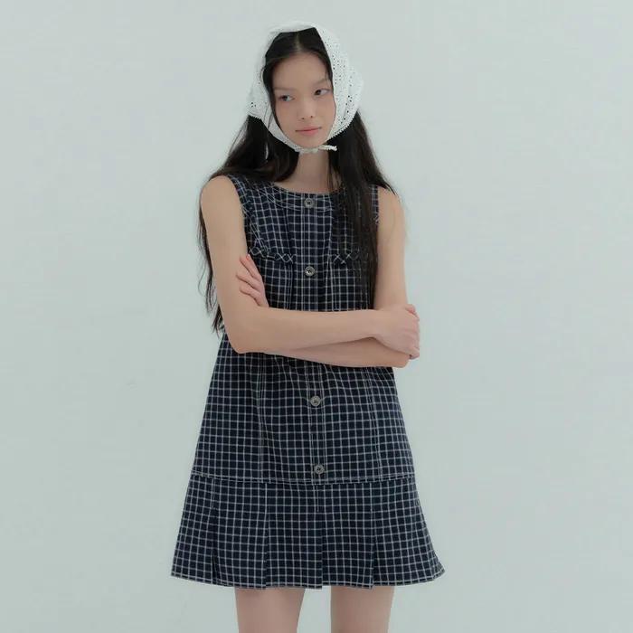 Komorebi Check Dress
