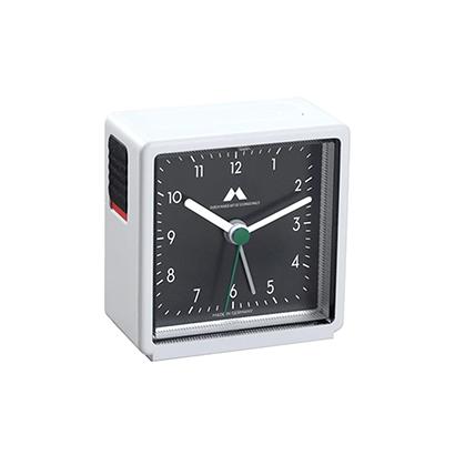 U.T.S. quartz alarm clock_white/black