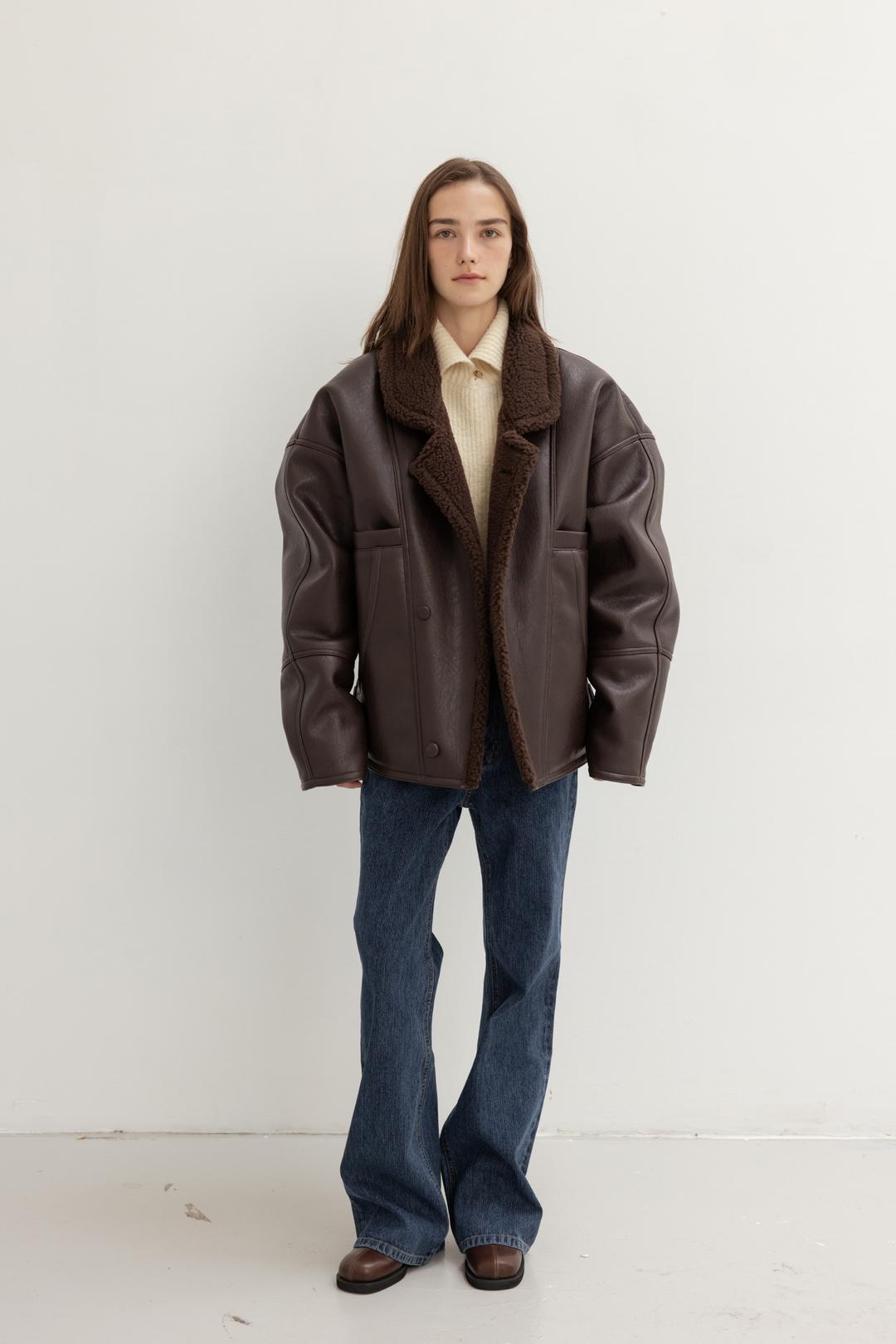 Part.7 Solid mouton jacket