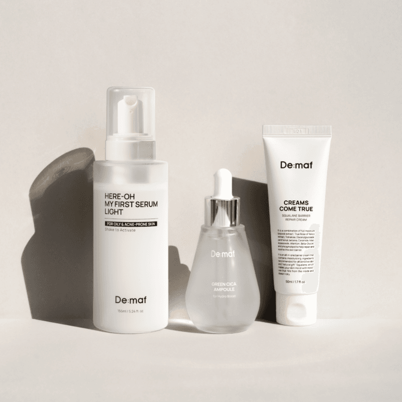 기름 꽉 잠가 모공 산뜻 세트 (만능기초 라이트 155ml 1개+그린 시카 앰플 50ml 1개+크컴츄 50ml 1개)