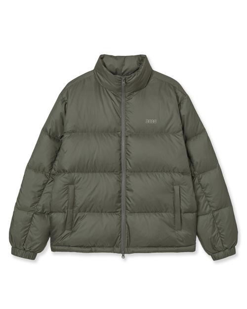에이이에이이(AEAE)  WEB LOGO DOWN JACKET [WARM GREY] - 사이즈 & 후기 | 무신사
