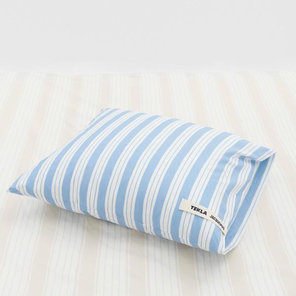 Tekla / Jacquemus bedding - Pillow Sham Airy Blue Stripes