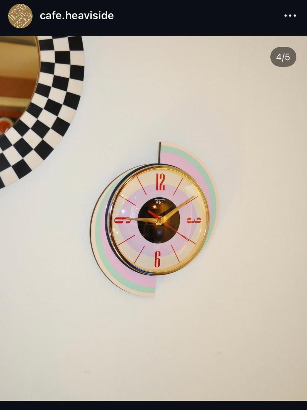 영국 Royale Enamel무음 벽시계 | 후루츠패밀리