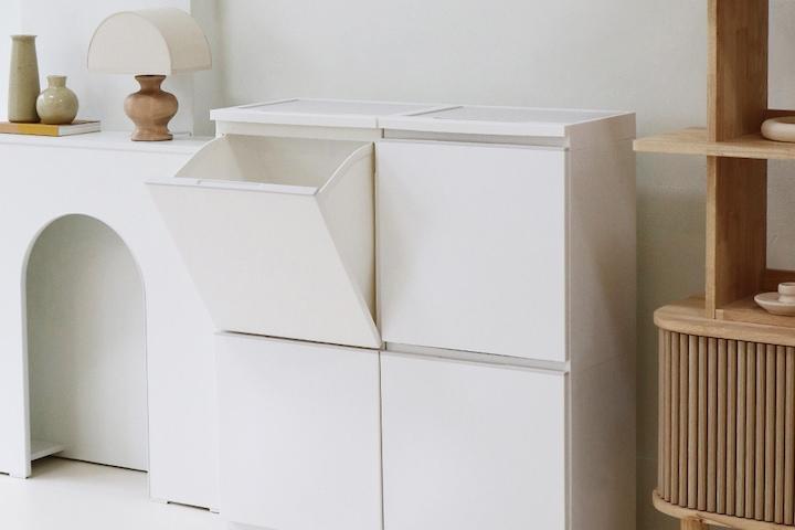 그란데 모던 정리함/분리수거함 80L [봉투50매(증정)/1단추가옵션출시(별매)]