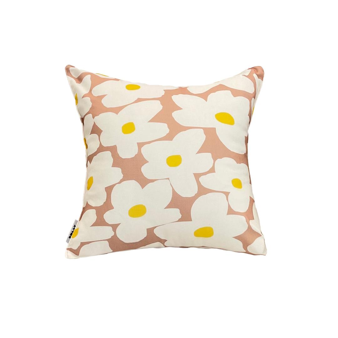 페인팅 쿠션 양면활용 커버 - EGG FLOWER