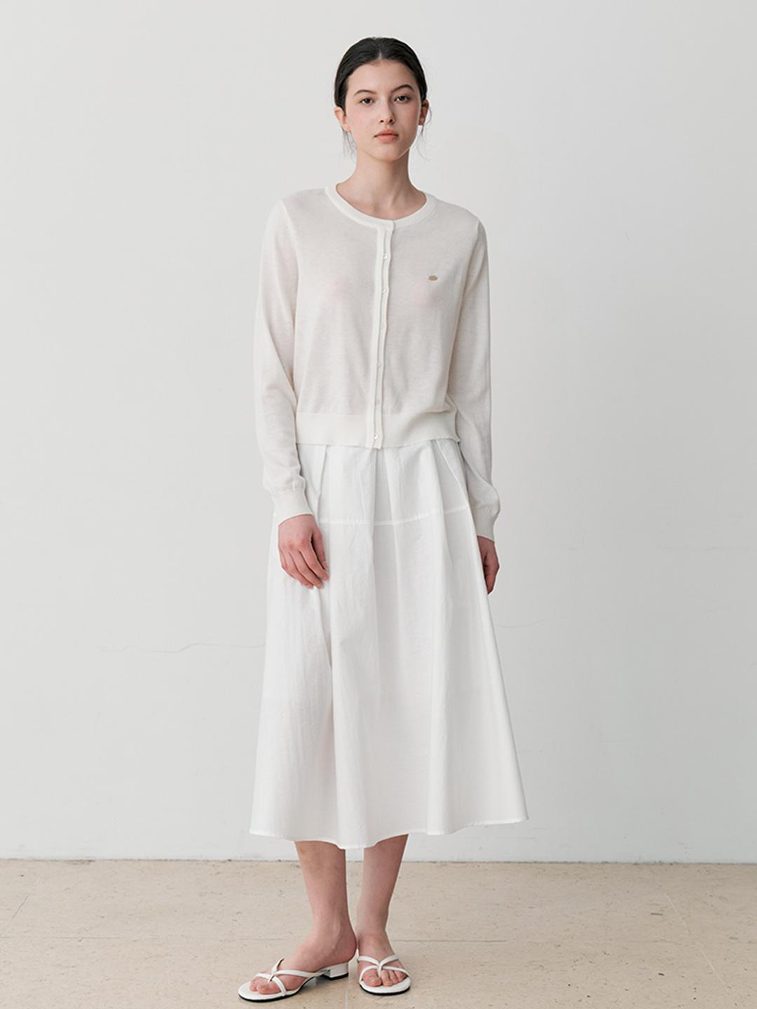 르 스튜디오 SOFT FINE KNIT CARDIGAN (IV) (LS261CD006CIV) | 바바더