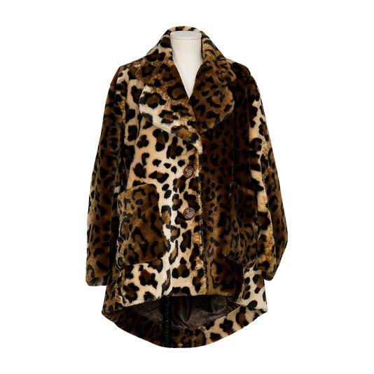 비비안 웨스트우드 레드라벨 퍼 재킷 레오파드 02 75535