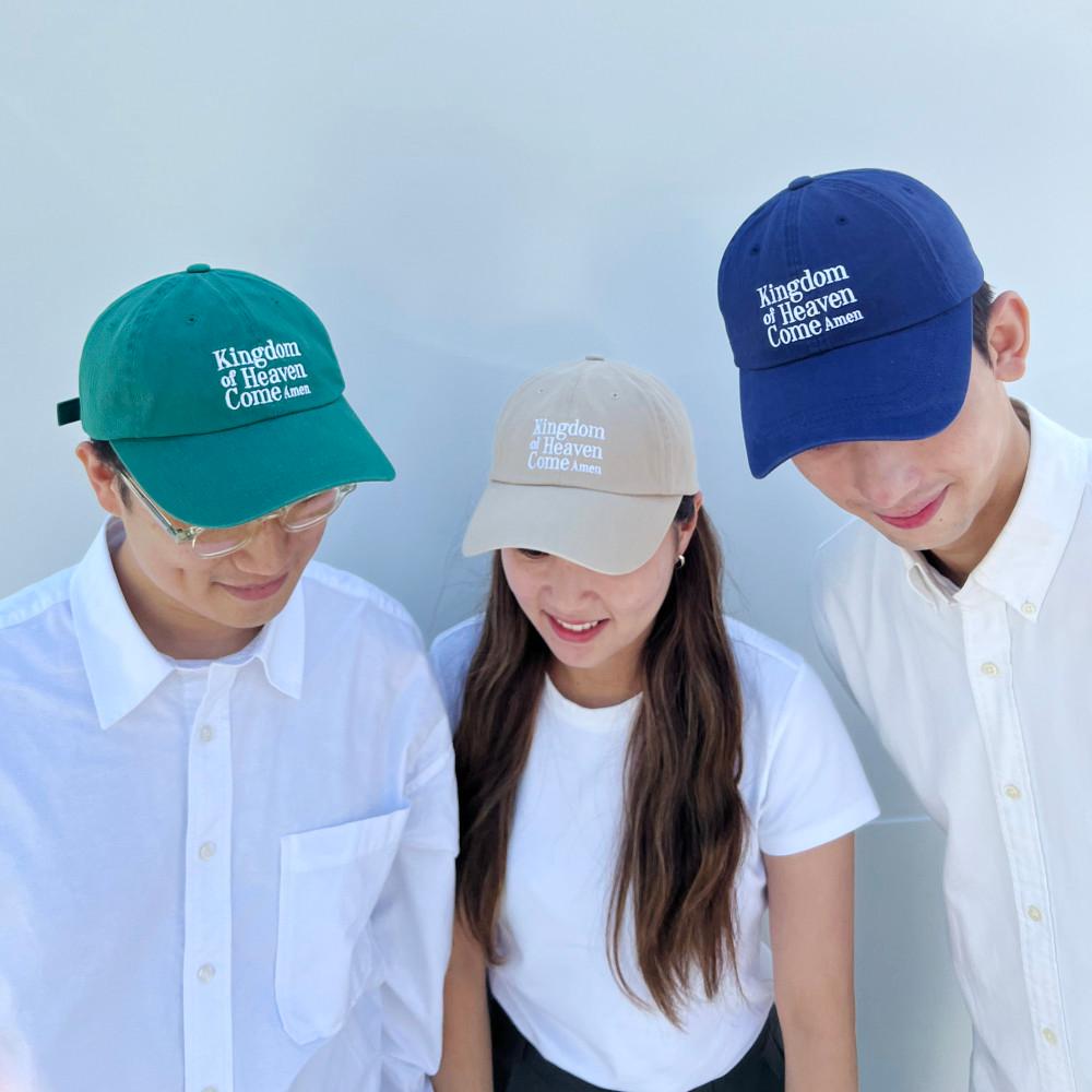 아르예 킹덤 워싱 볼 캡 3종(네이비,그린,베이지)