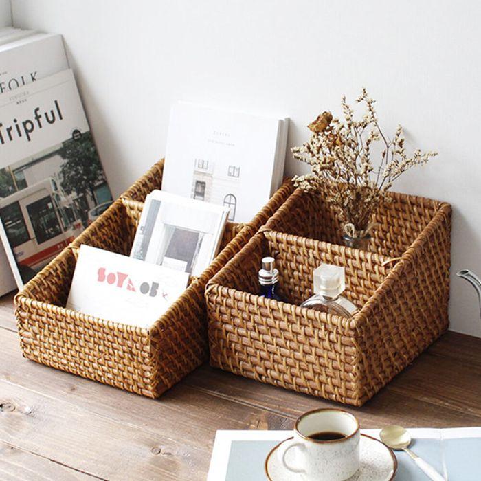 라탄 소품 정리함 (2size)