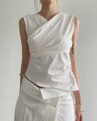 lake cross sleeveless (3color)