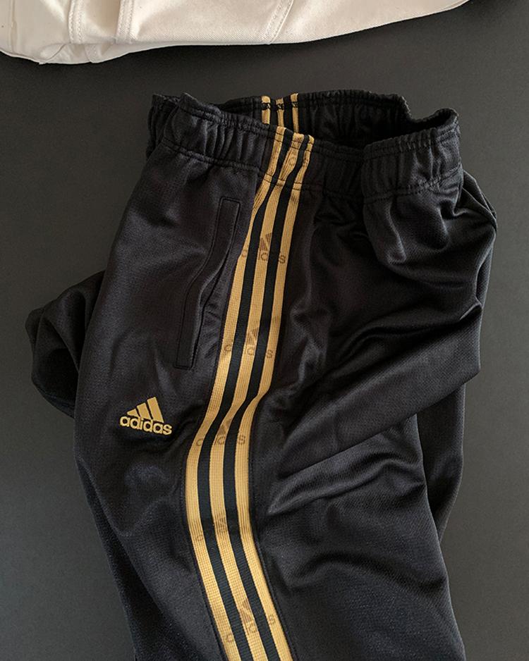 00's "Vintae ADIDAS EQL" polyester Pants