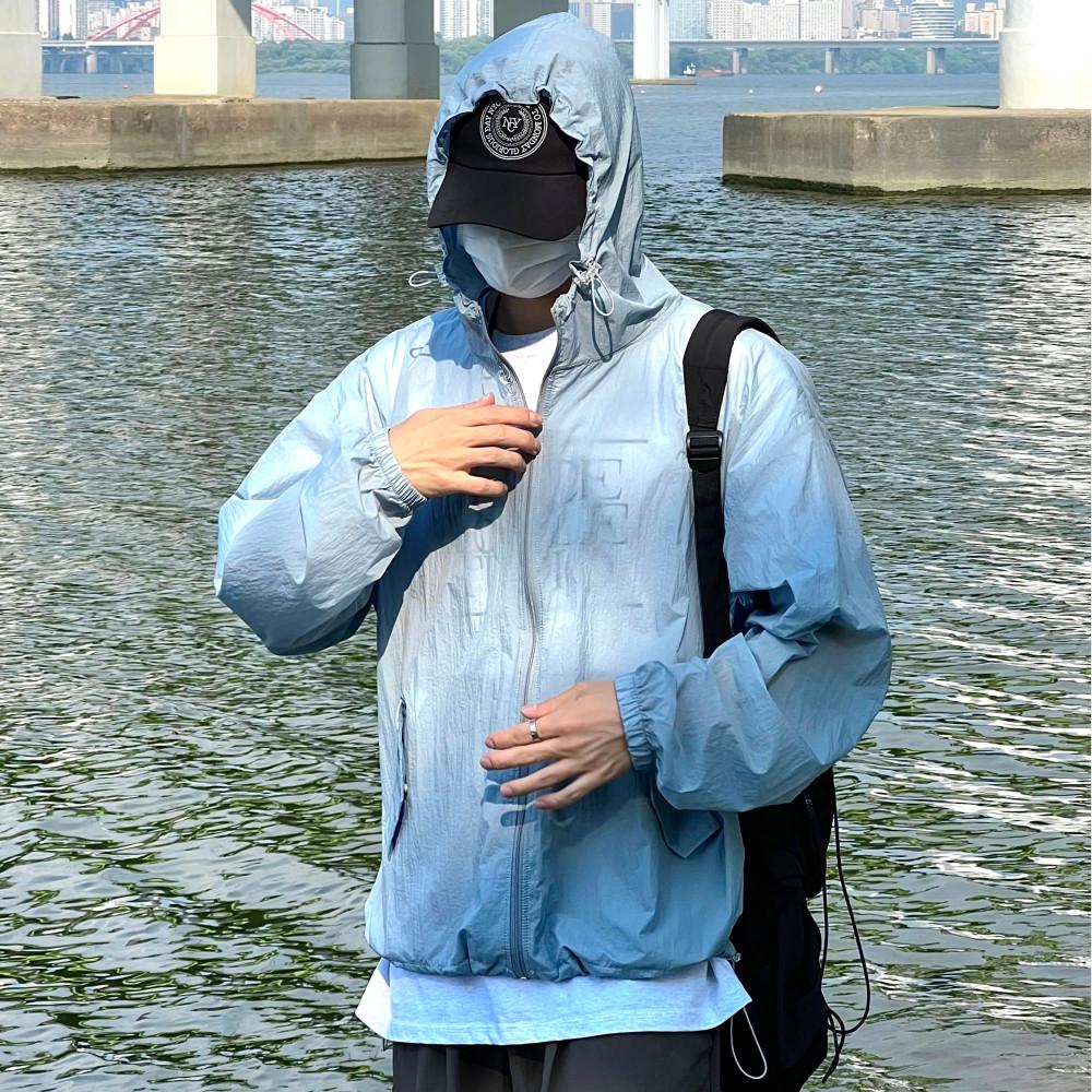 [장마대비] SS 경량 후드 바람막이 7C 남자 여자 스트릿 캐주얼 비치 얇은 여름 선물