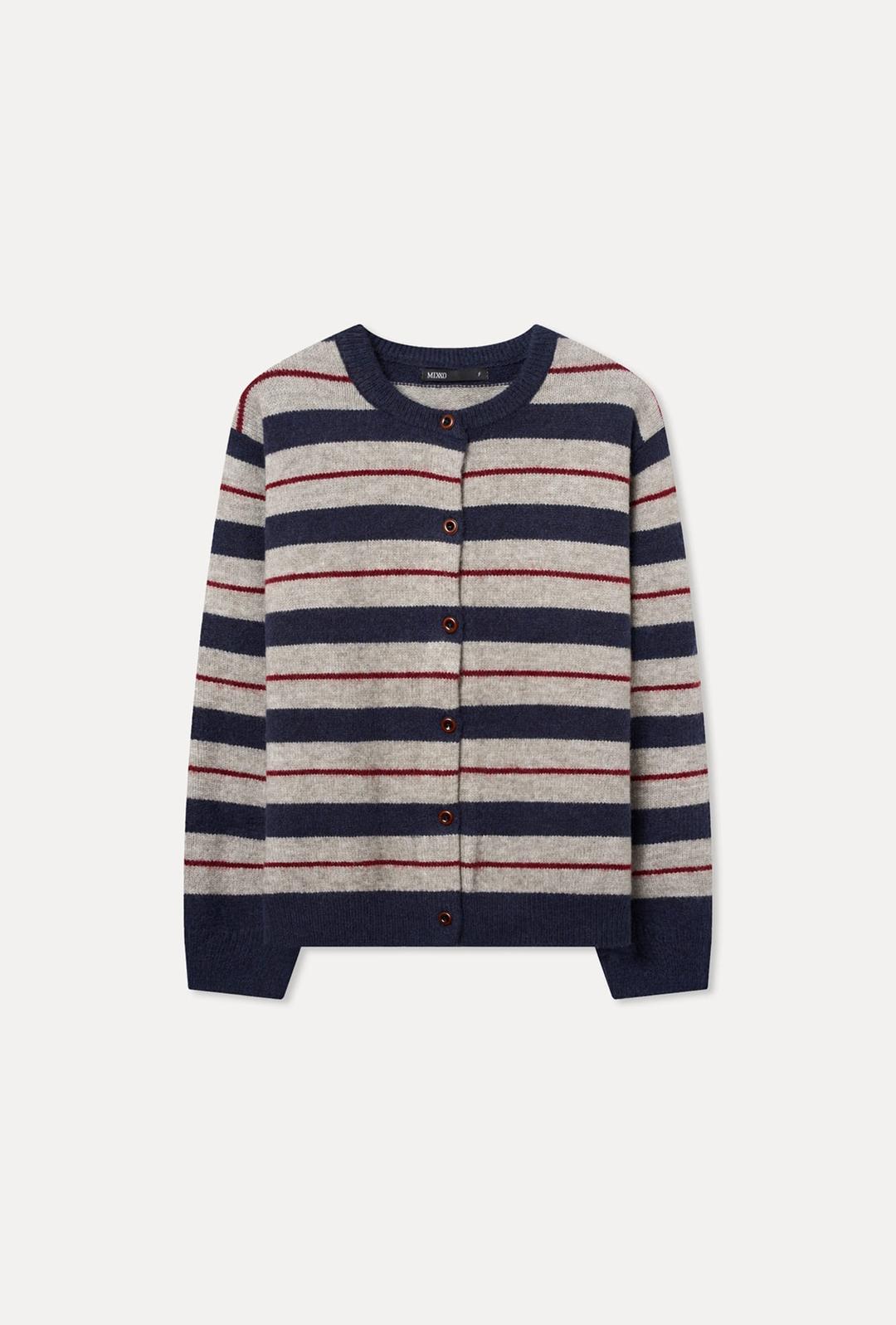 [리오더]루즈핏 스트라이프 가디건 RE CKFV1TS_MIWCKG15QS