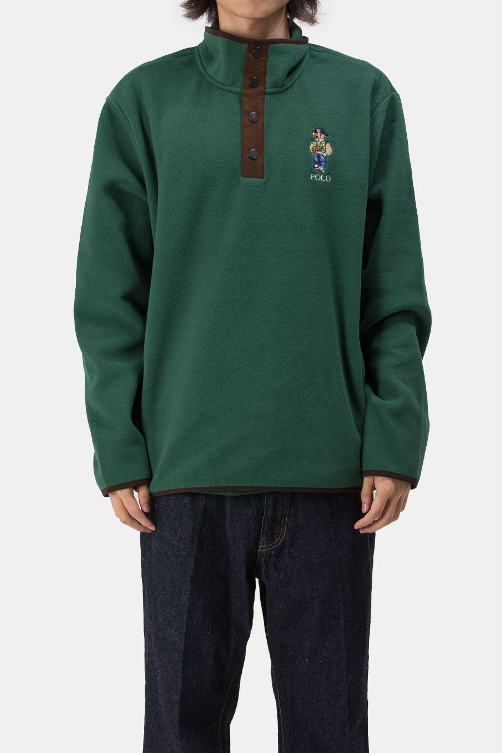 POLO BEAR FLEECE PULLOVER GREEN