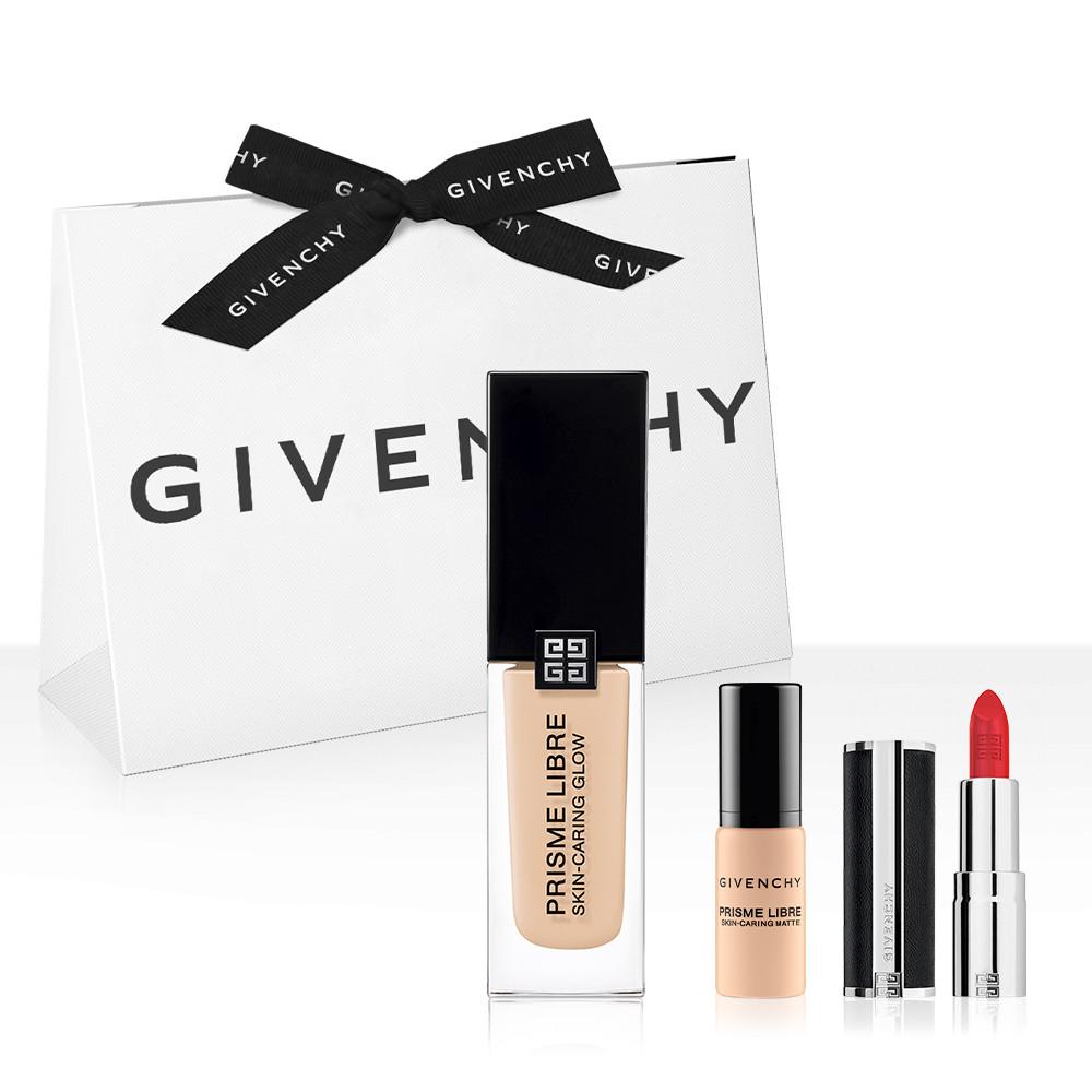 [지방시/선물포장] 글로우 파운데이션 세트 (+매트 파운데이션 N95 5ML 디럭스+실크 립스틱 N306 디럭스 미니 증정)