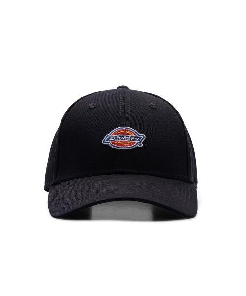 자수 로고 뱃지 볼캡 - 블랙 / DK008220BLK
