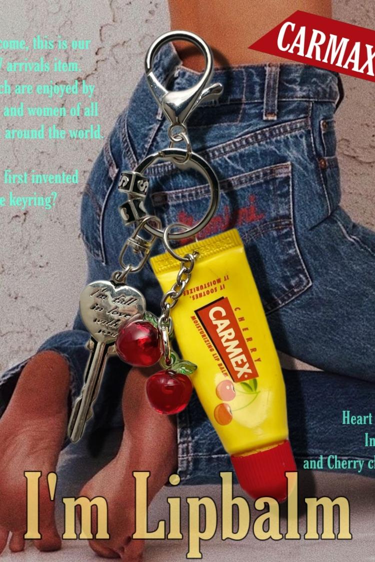 CHERRY LIP BALM KEYRING [립밤 포함]