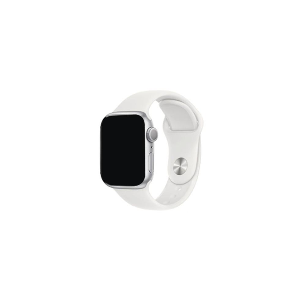 JCP Apple 워치 8 GPS 41mm (실버 알루미늄) 화이트 스포츠밴드 (MP6K3KH/A)