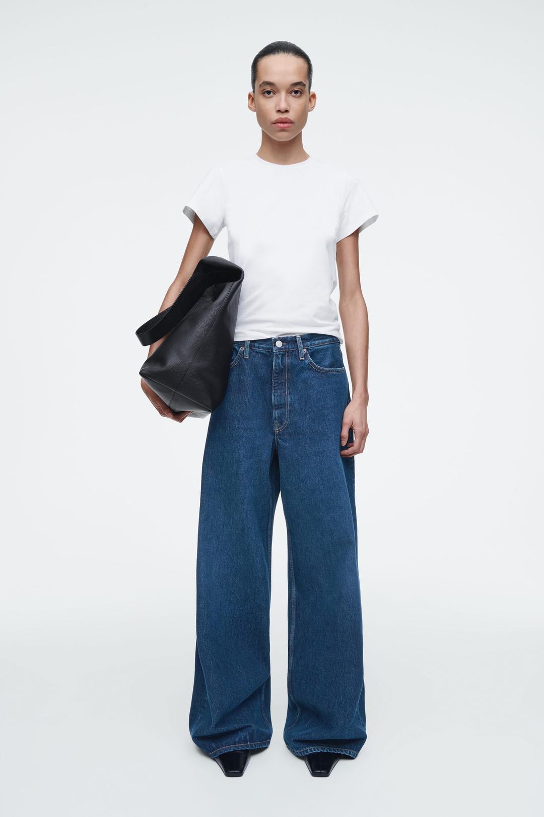JEAN LARGE POOL - BLEU FONCÉ | COS