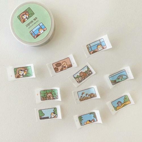 고양이와제주 마스킹테이프