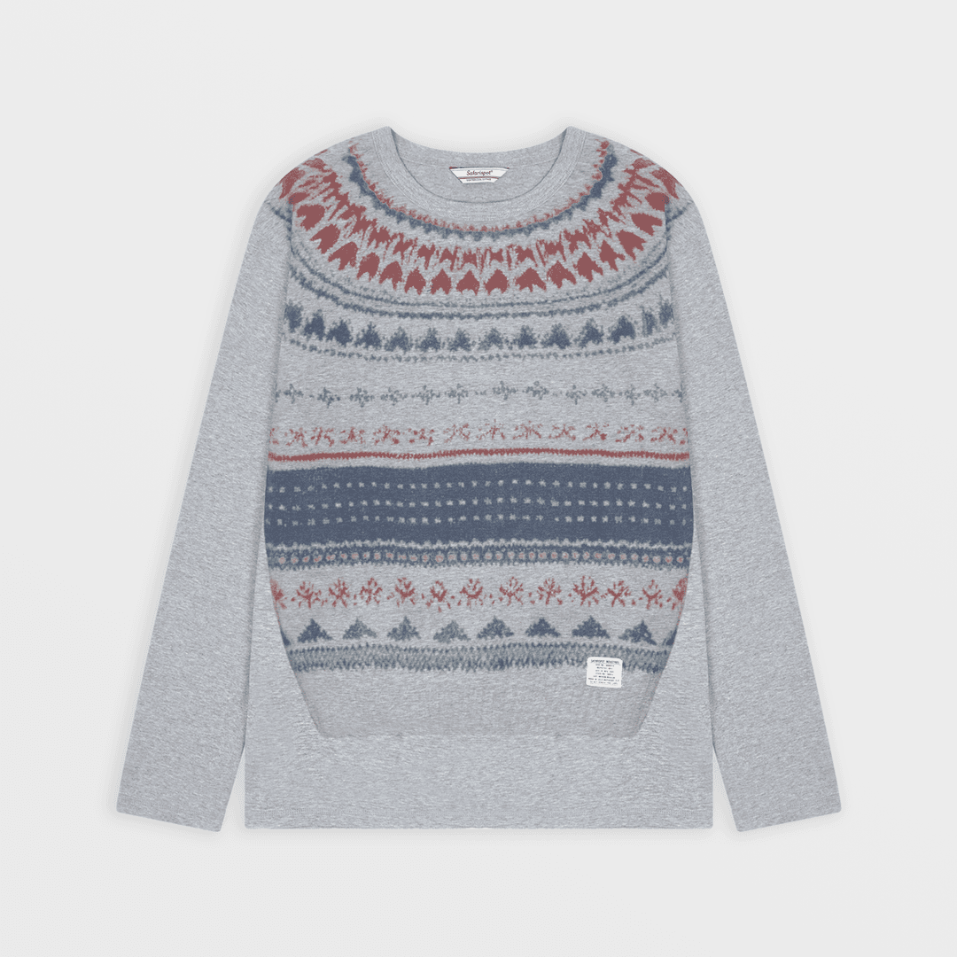 [Restock] Country Fake Cowichan L/S (Gray)