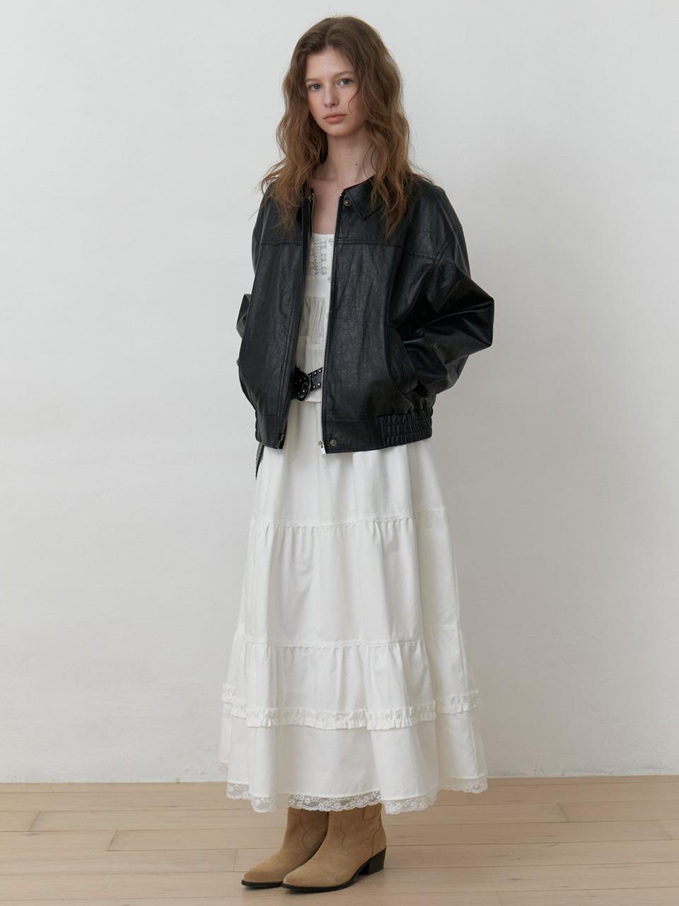 A PURE CANCAN SKIRT_WHITE