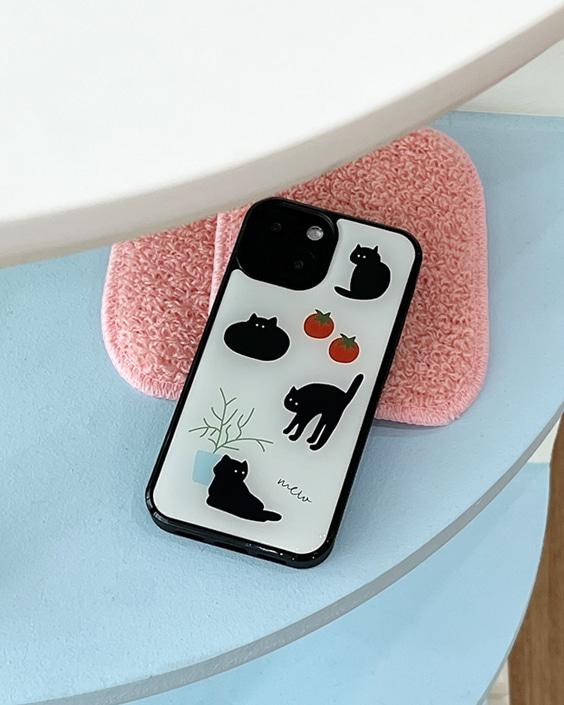 mew고양이 에폭시 범퍼케이스