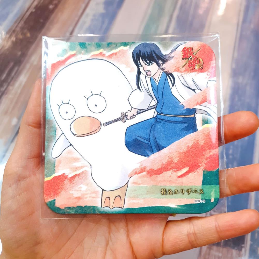 슈에이 은혼 긴타마 점프 페어 한정 원화 캐릭터 일러스트 아트 코스터 카드 시리즈 카츠라 엘리자베스 확정 단품 굿즈
