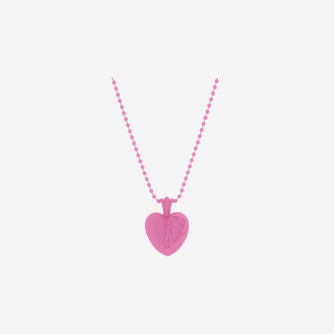 Chrome Hearts Silichrome CH Heart Pendant Pink - 2023
