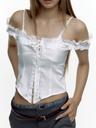 Lace Layered Sleeveless White(~2.29 PREORDER)