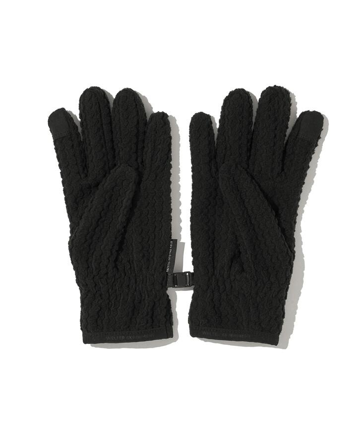 CALORA FLEECE GLOVES_BLACK