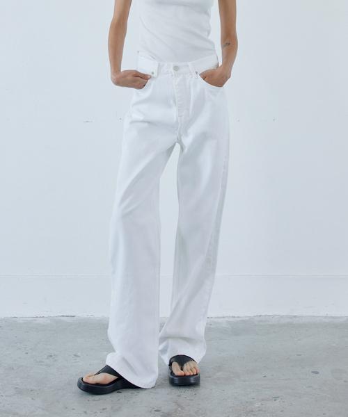 블루브릭(BLUEBRICK)  Wide denim (ivory) - 사이즈 & 후기 | 무신사