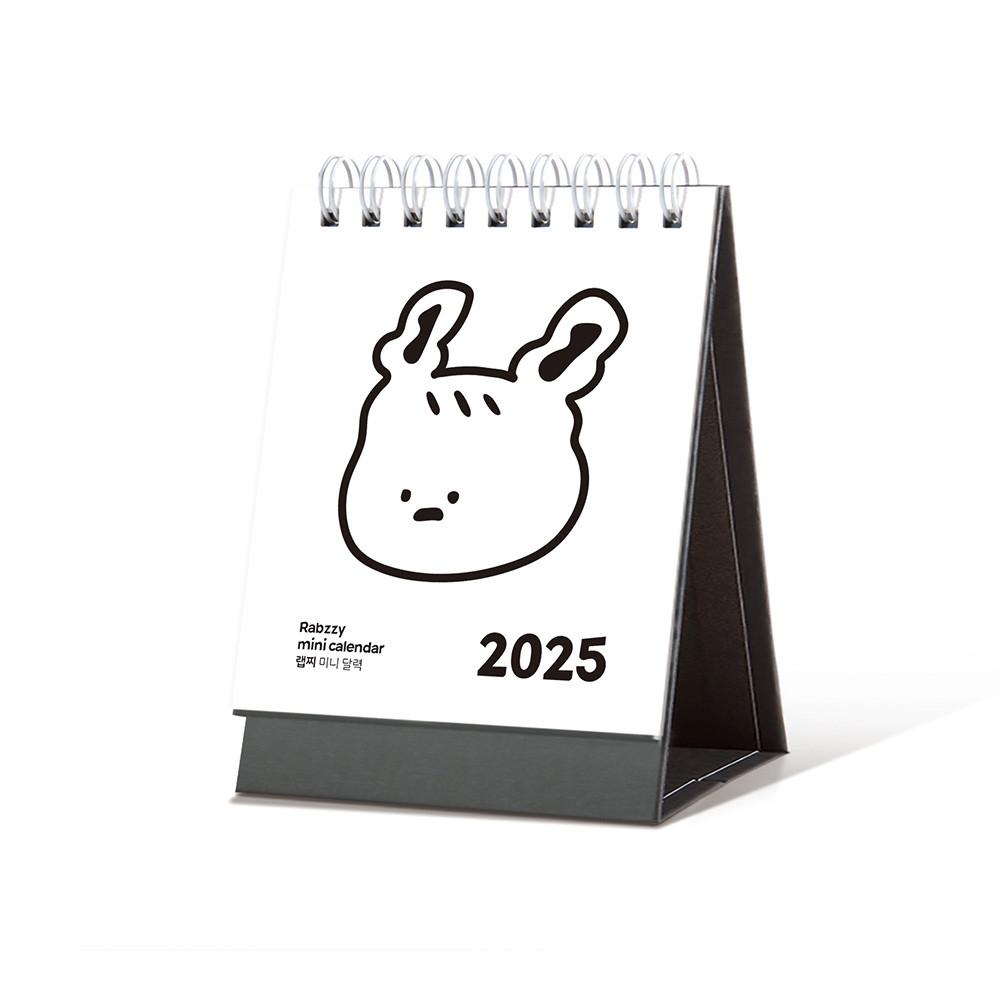 2025년 랩찌 미니 탁상 달력 책상 인테리어 달력 캐릭터 차량용 미니캘린더