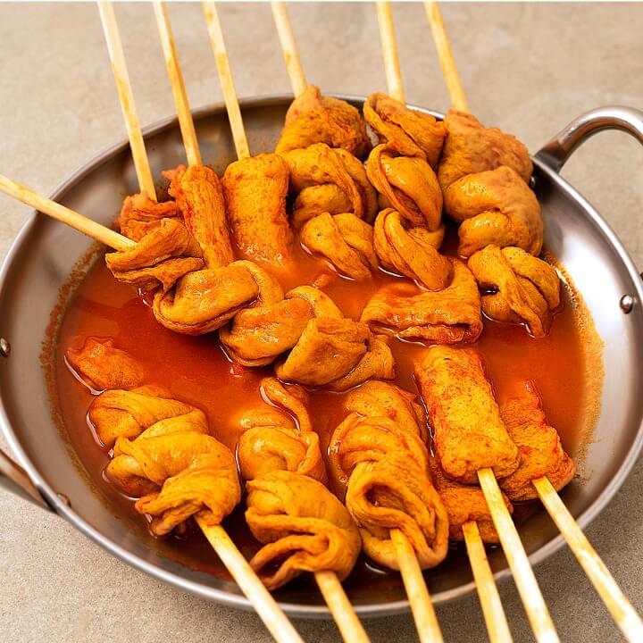 천안 분식 맛집 빼미떡볶이의 매운 어묵꼬치