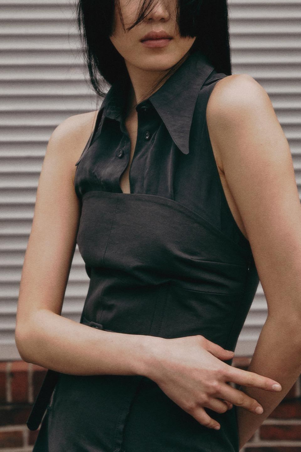 HELGA Blouse Dark grey